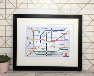 Funny Yorkshire Print 'Tube'