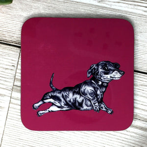 Sausage Dog Dachshund Coaster