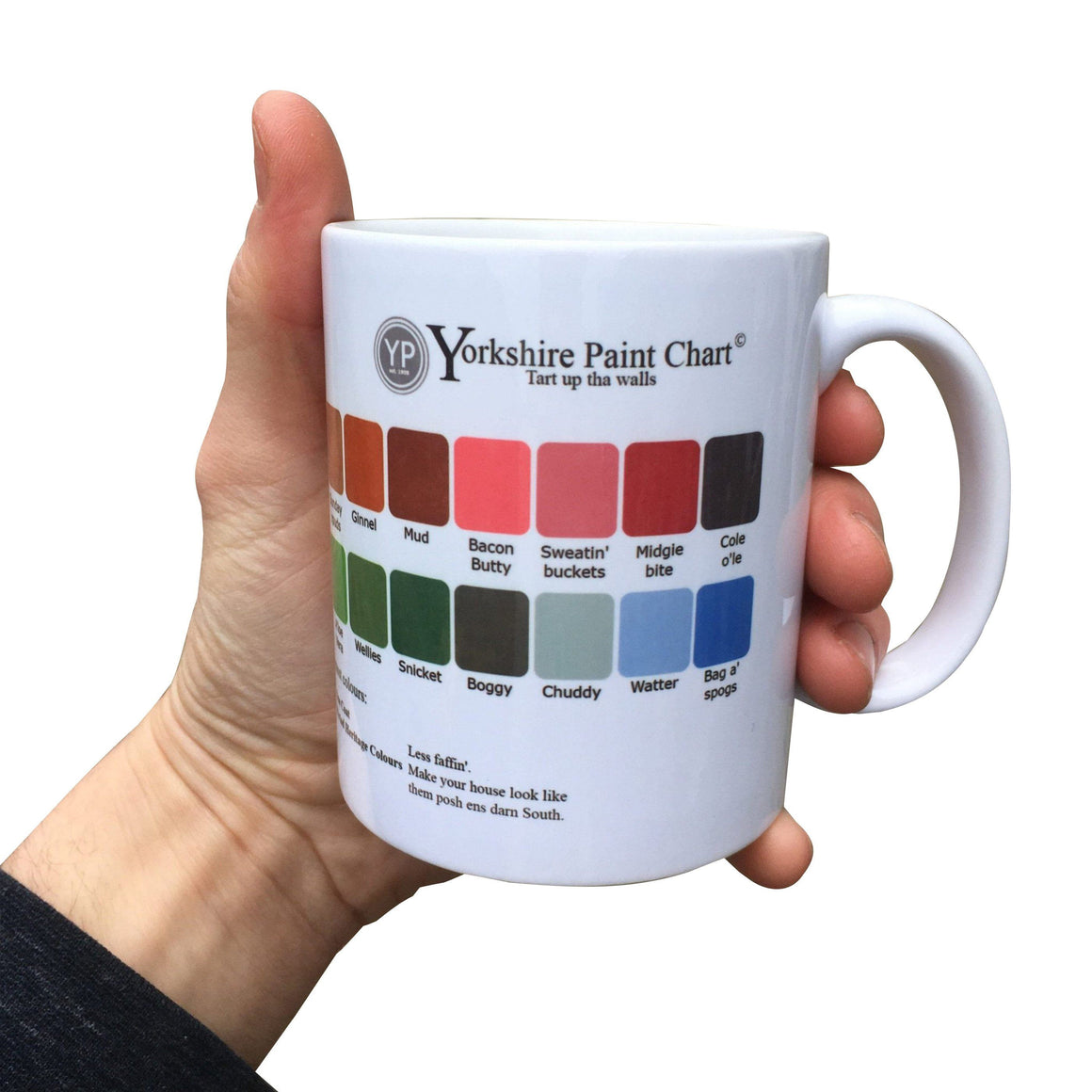 Yorkshire Paint Chart Decorator Mug