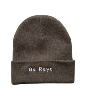 Yorkshire Be Reyt Embroidered Beanie Hat - One Size - 3 Colours