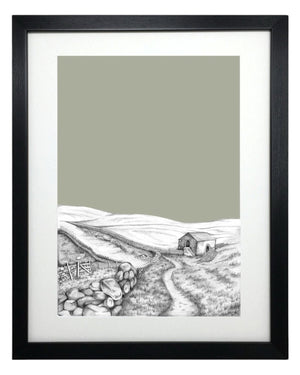 Yorkshire Dales Sketch Print