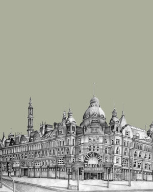 Leeds Yorkshire Sketch Print