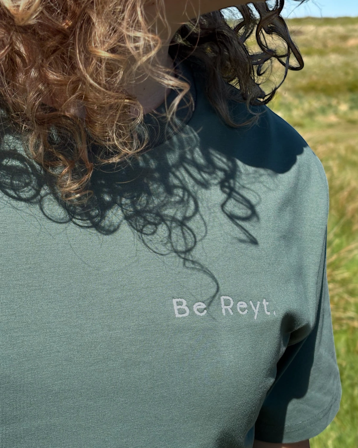 Be Reyt Yorkshire Embroidered Organic Cotton T-Shirt