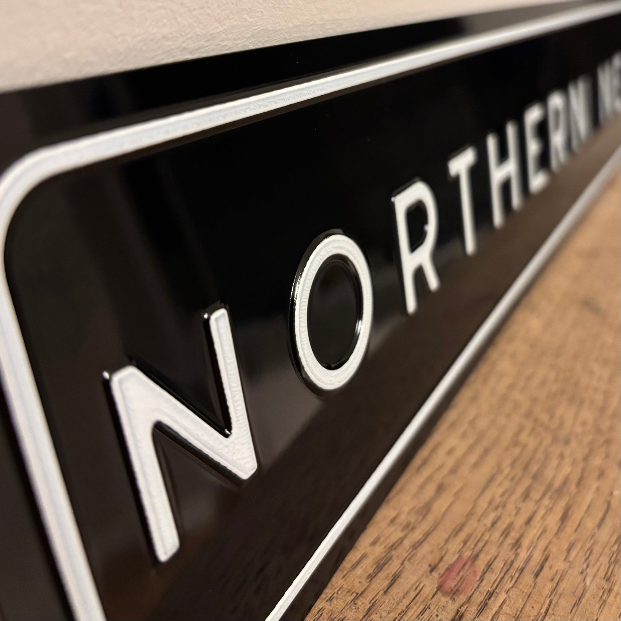 Northern Nest (Northerner) Metal Embossed Sign