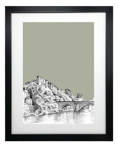 Durham Sketch Print – Unframed Print