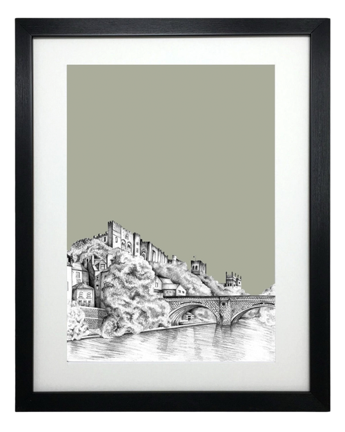 Durham Sketch Print – Unframed Print