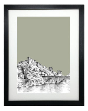 Durham Sketch Print