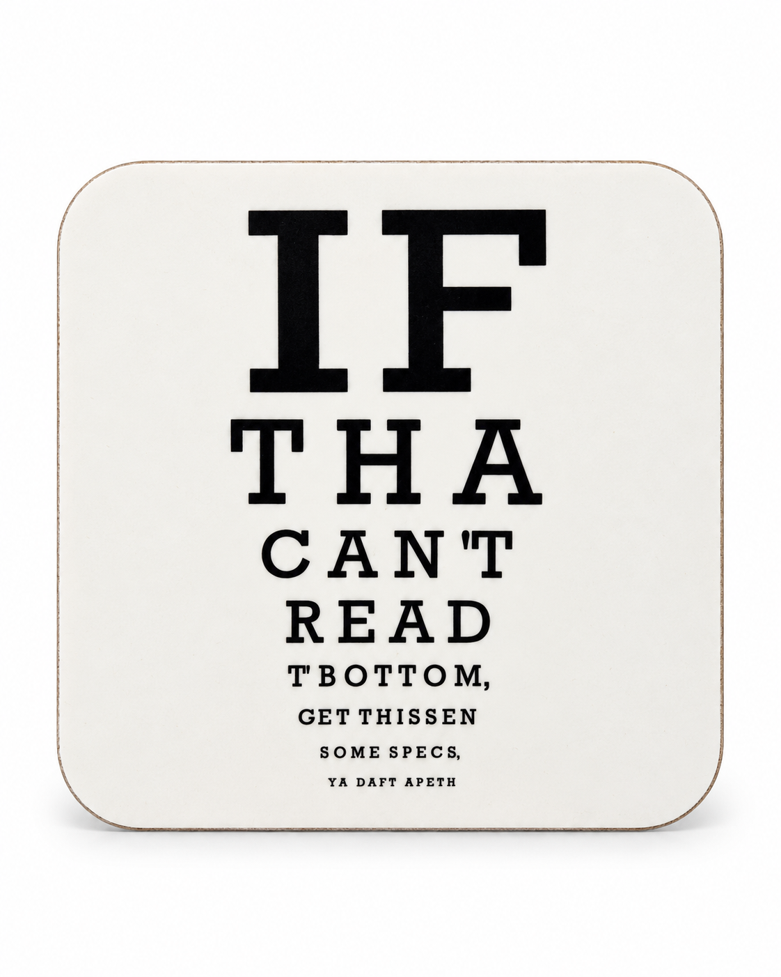 Eyetest Yorkshire Drink Coaster