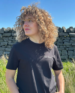 Be Reyt Yorkshire Lancashire T-Shirt – Unisex Fit - Premium Embroidered Organic Cotton
