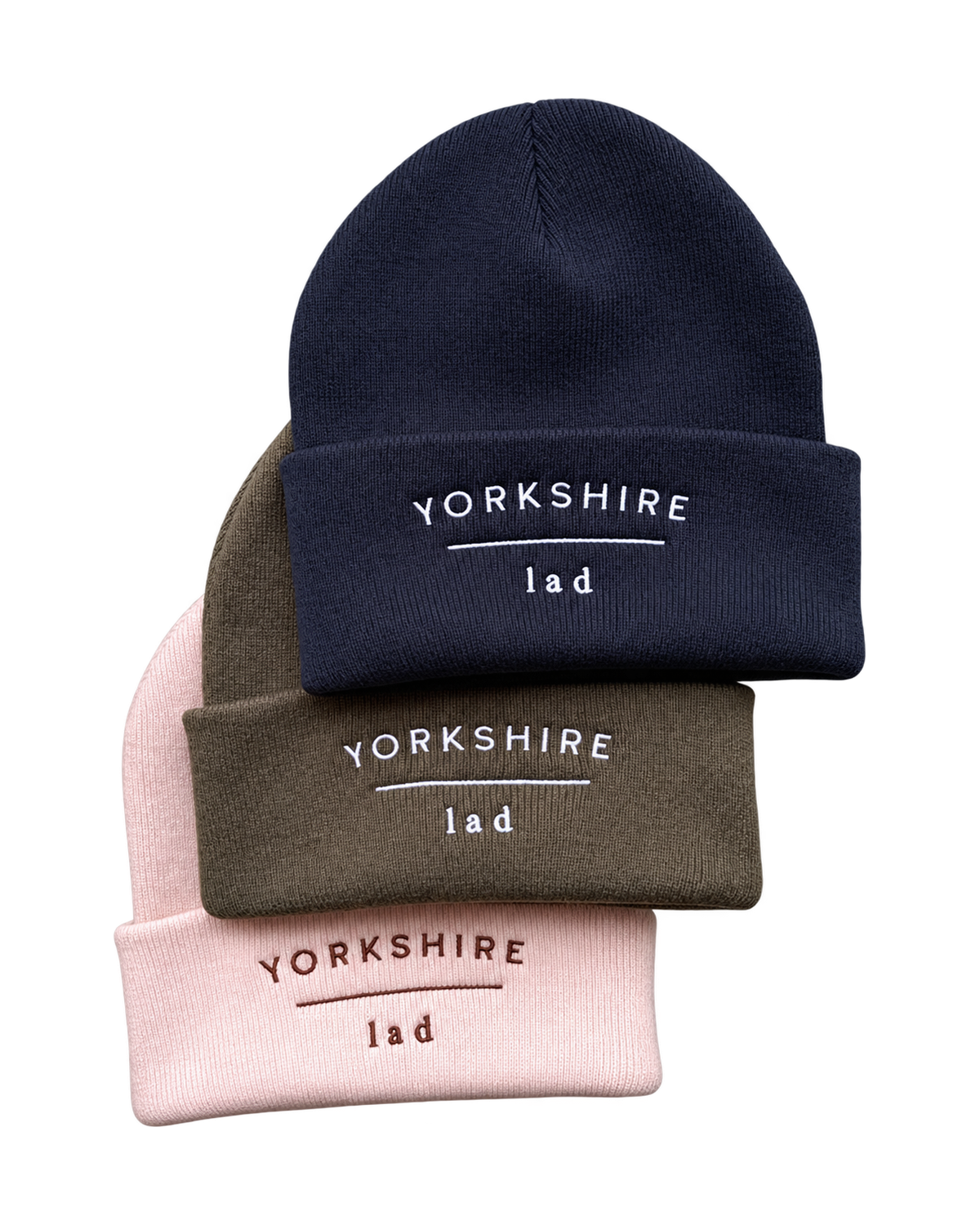 Yorkshire Lad Embroidered Beanie Hat