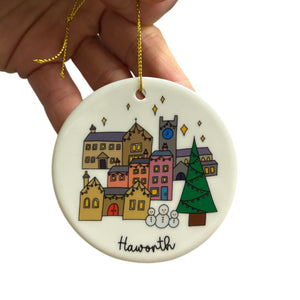 Ceramic Haworth Christmas Decoration