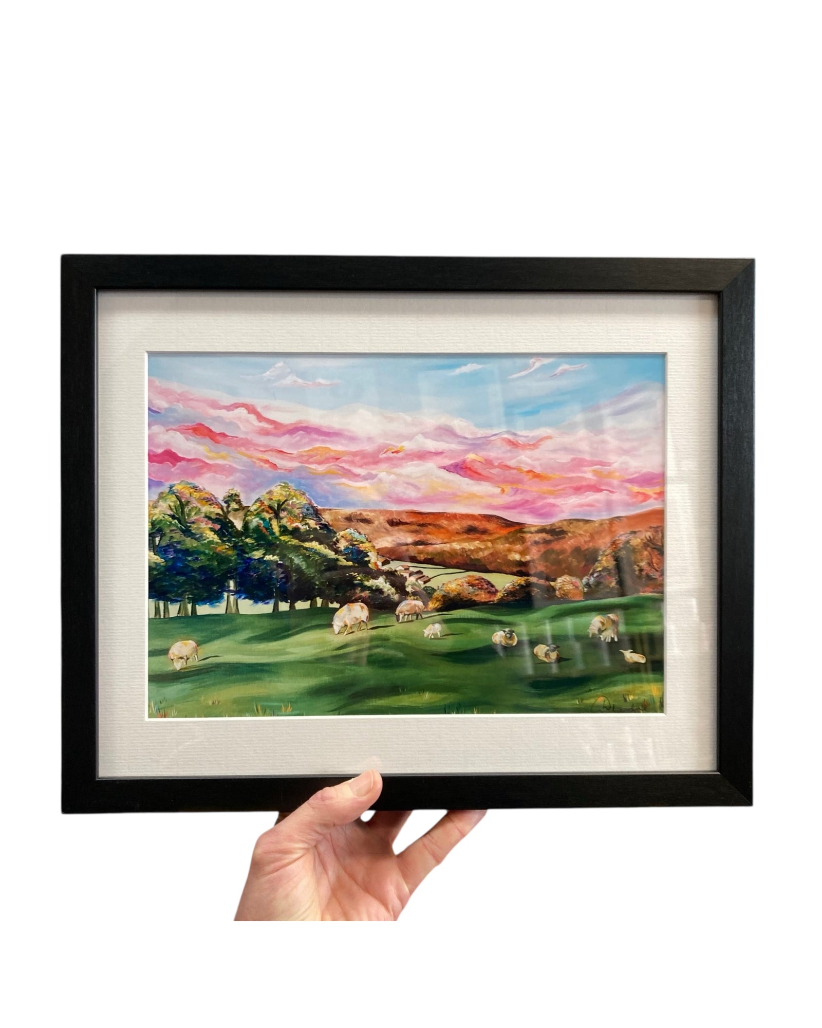 Swaledale Painting Framed print