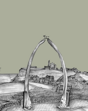 Whitby Sketch Print
