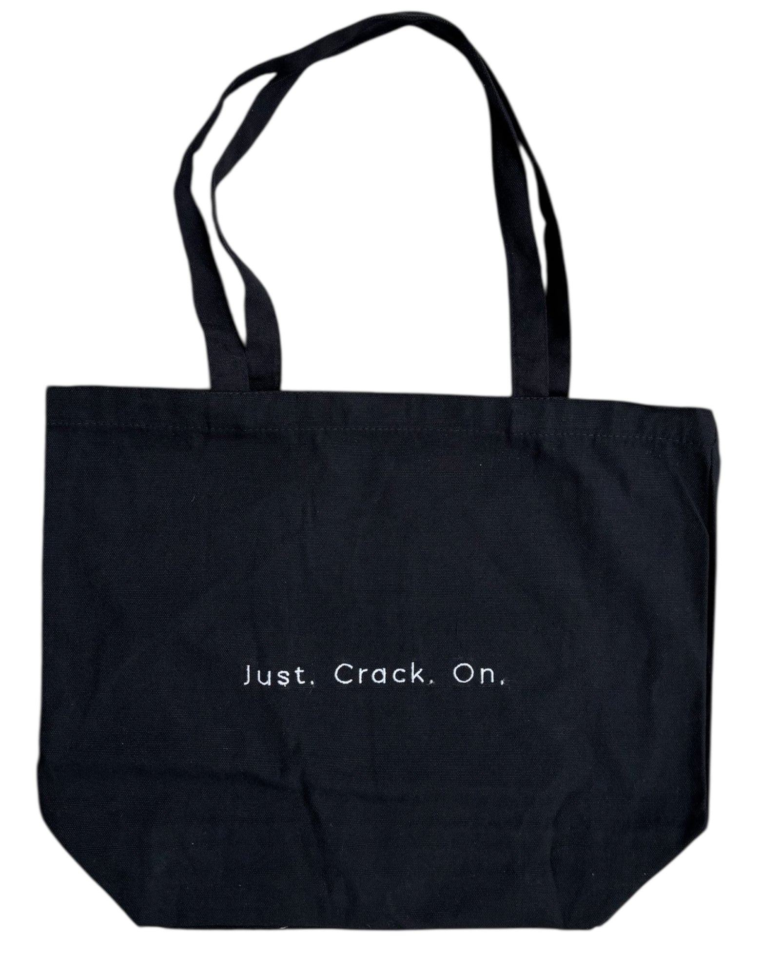 Northern Just Crack On Embroidered Tote Bag