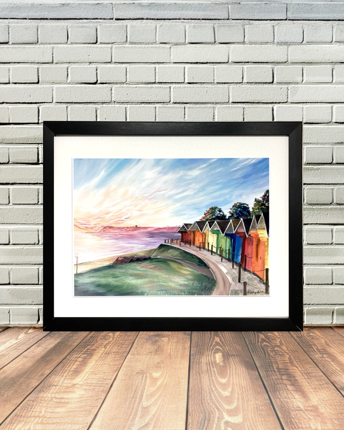 Scarborough Beach North Yorkshire Print – Unframed Print