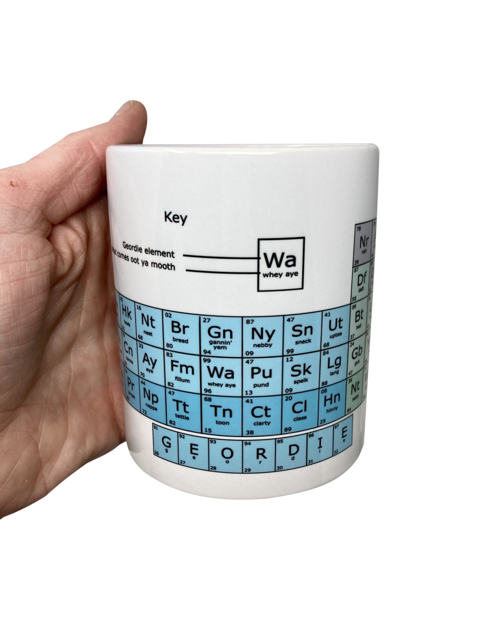 Geordie Version Periodic Table Mug