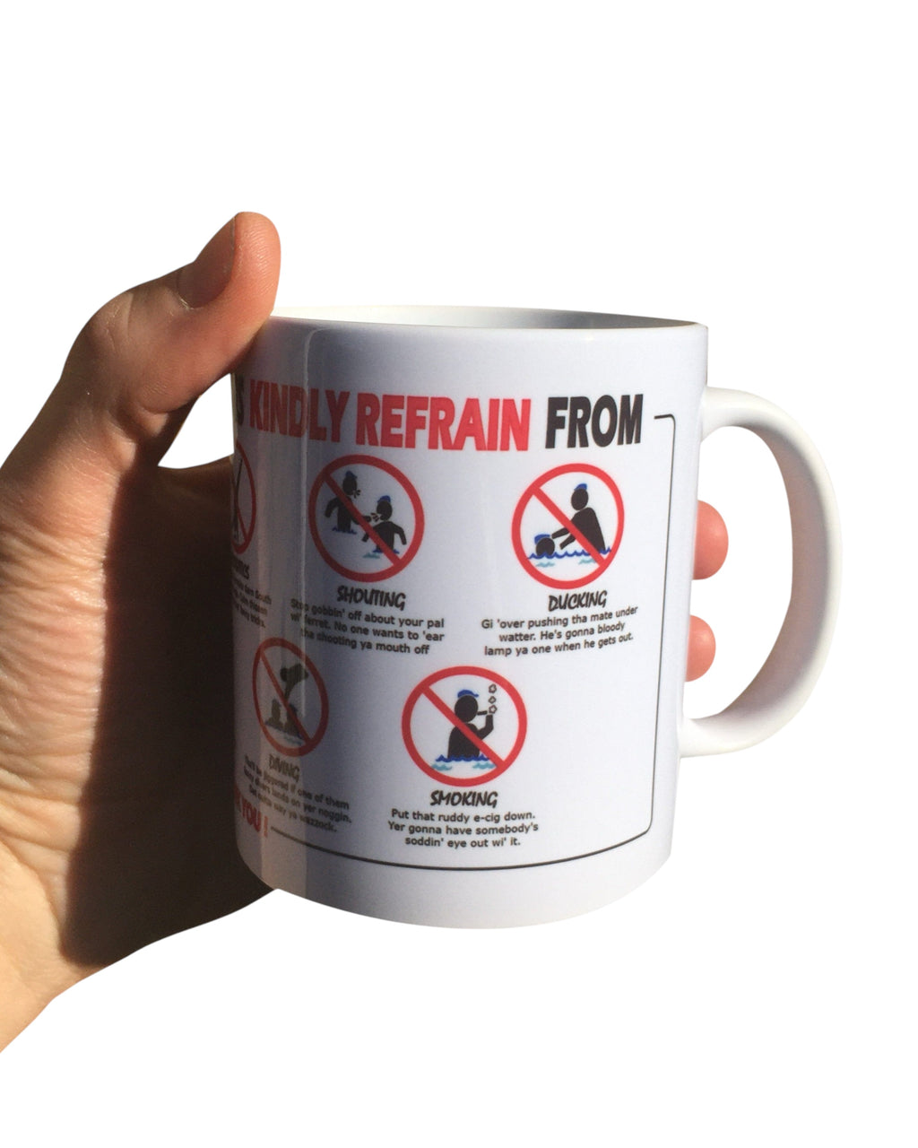 Yorkshire Swimming Mug – Mug only