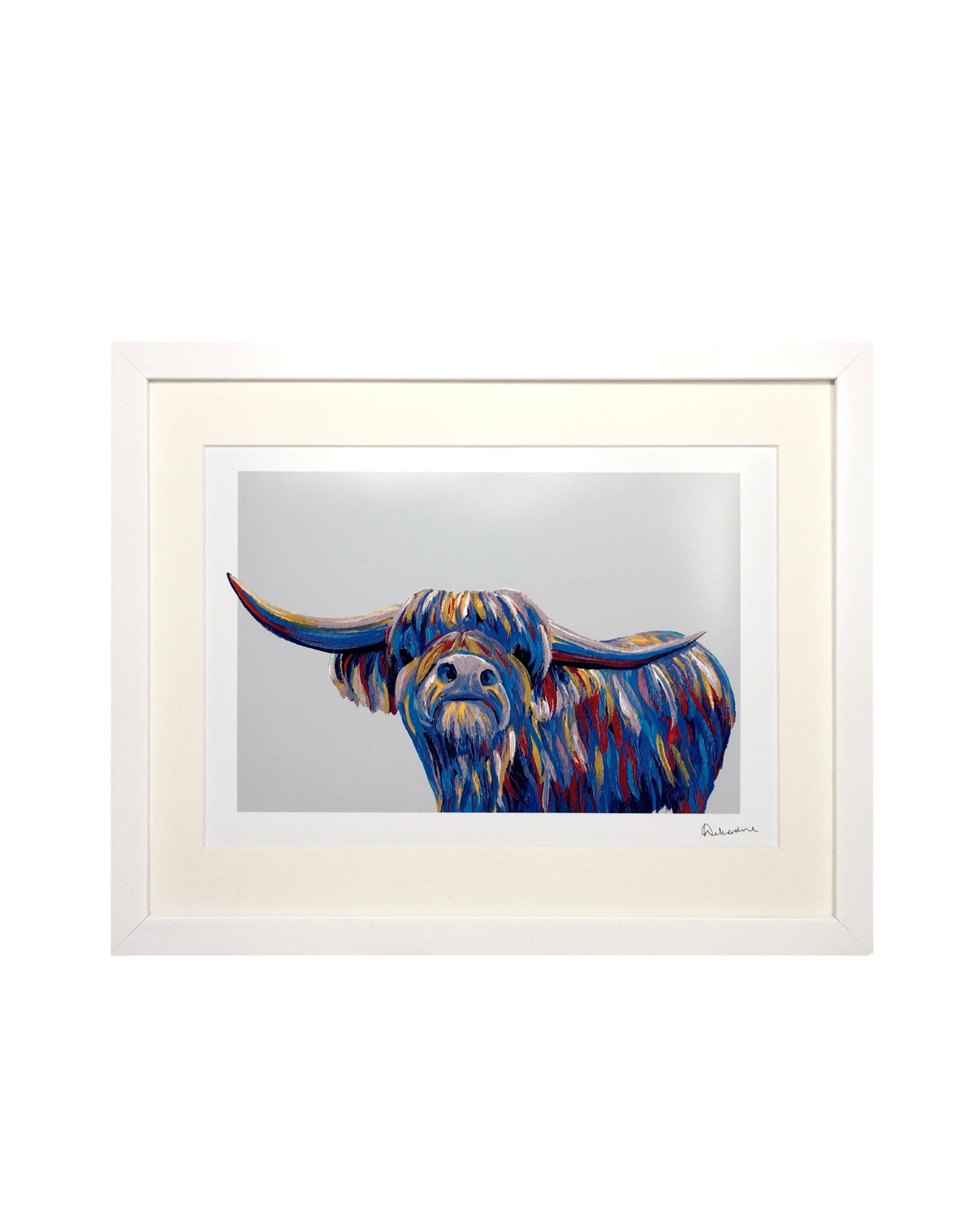 Colourful Highland Cow Print