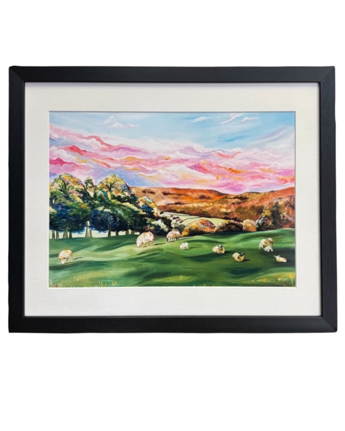Swaledale Painting Framed print