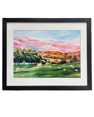 Swaledale Painting Framed print