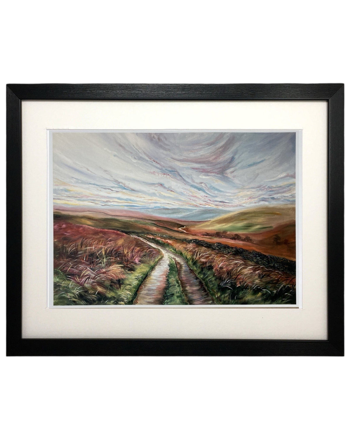 Yorkshire Bronte Waterfall Walk Hill in Haworth Framed Print – Unframed Print
