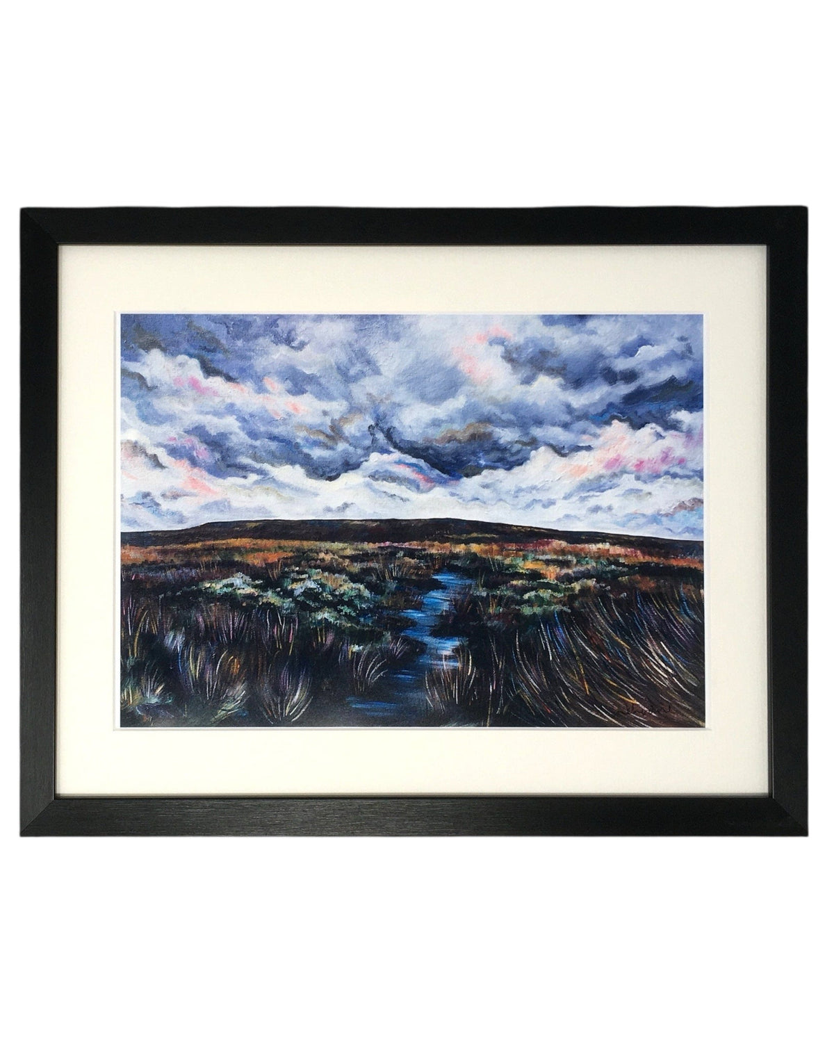Yorkshire Moorland Stormy Sky Framed Print – Unframed Print