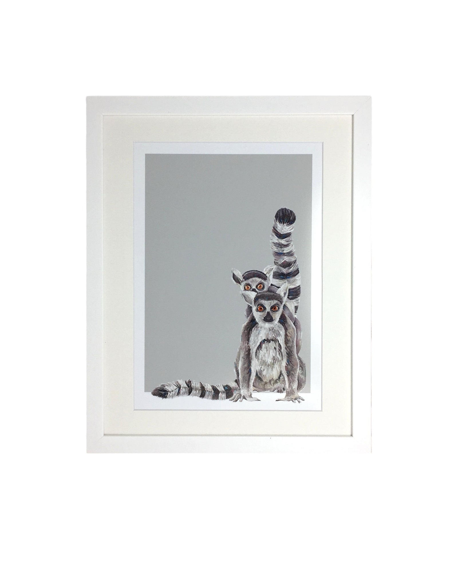 Lemur Pair Print