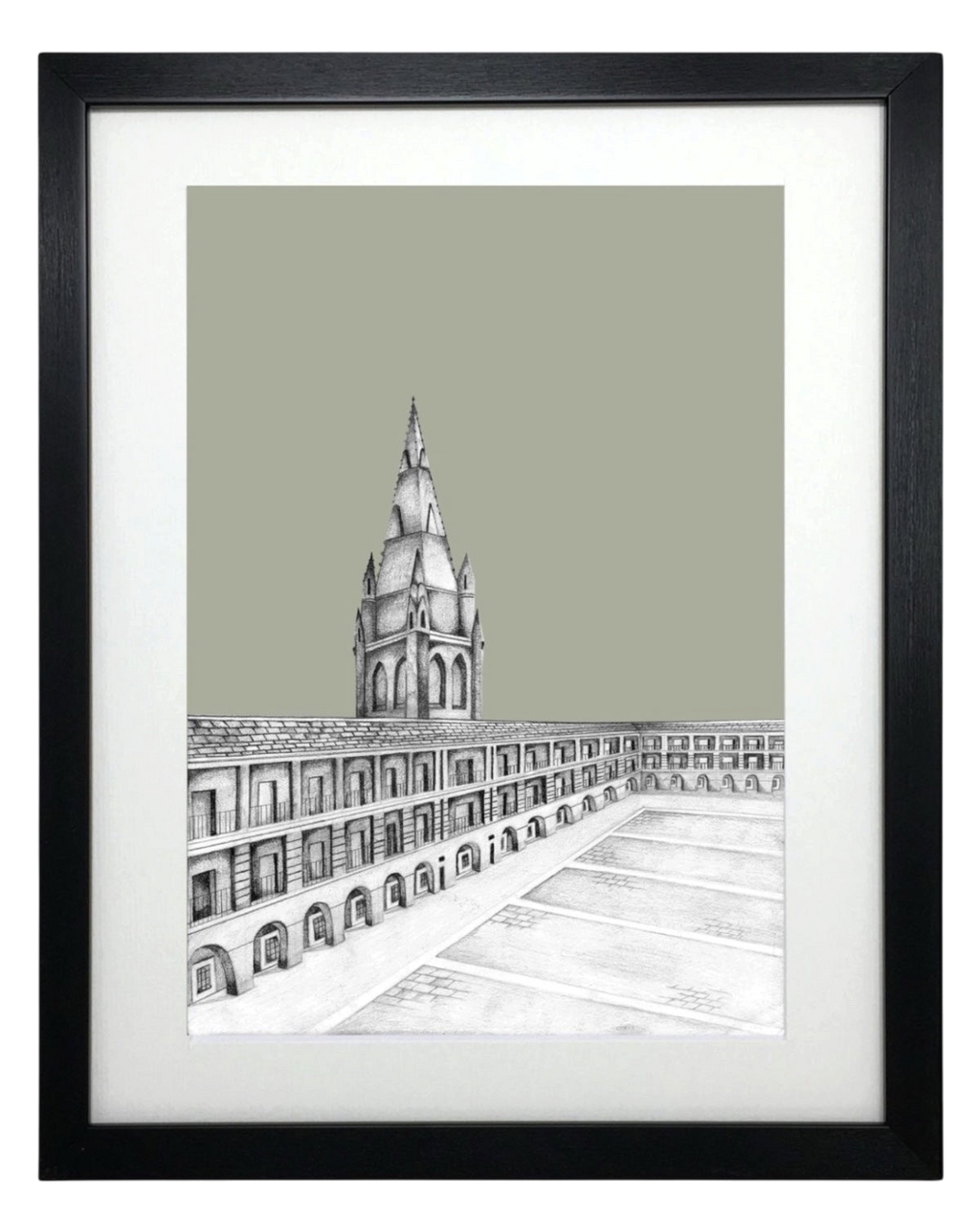 Halifax Yorkshire Sketch Print – Unframed Print