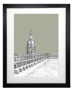 Halifax Yorkshire Sketch Print
