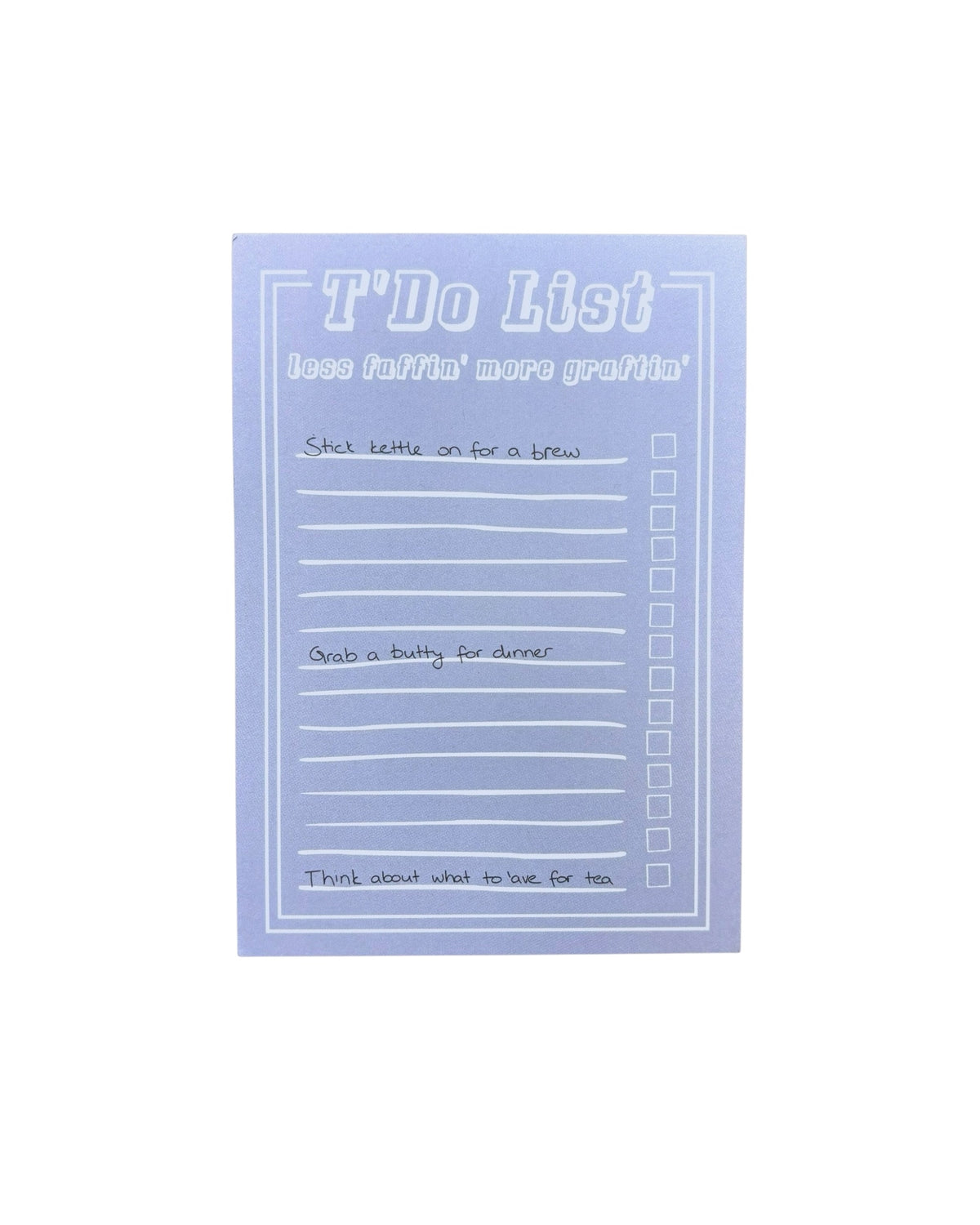 Yorkshire Dialect To Do List Notepad