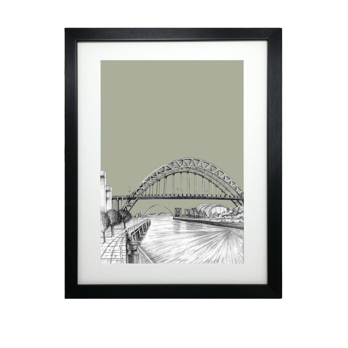 Newcastle Sketch Print