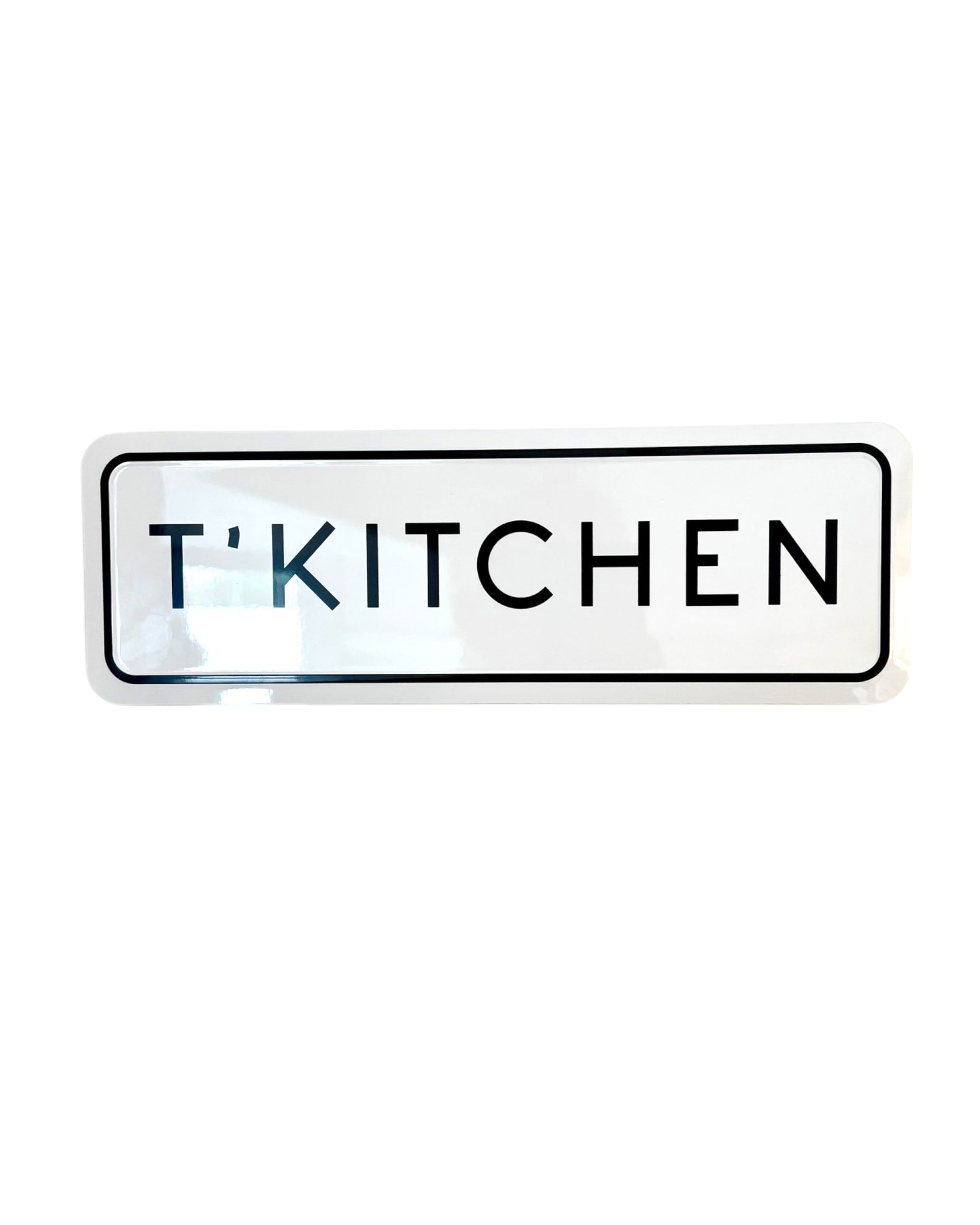 Yorkshire T’Kitchen Home Metal Embossed Sign