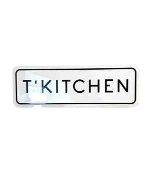 Yorkshire T’Kitchen Home Metal Embossed Sign