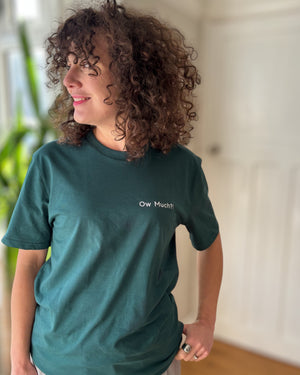 Ow Much Yorkshire T-Shirt - Unisex Premium Embroidered Organic Cotton - 3 Colours