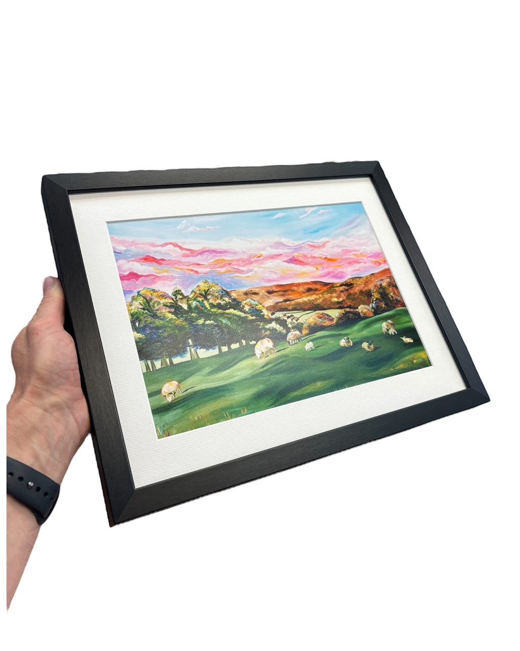 Swaledale Painting Framed Print Framed