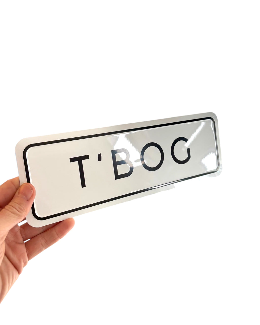Yorkshire T’Bog Home Metal Embossed Sign