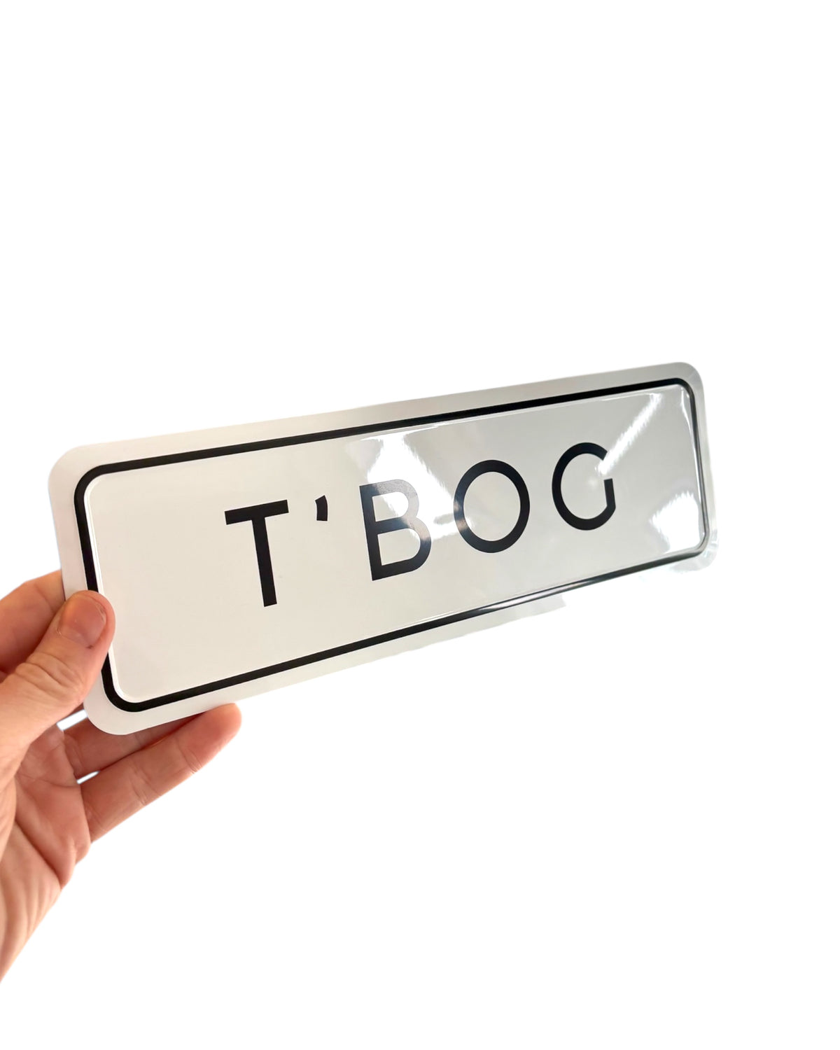 Yorkshire T’Bog Home Metal Embossed Sign