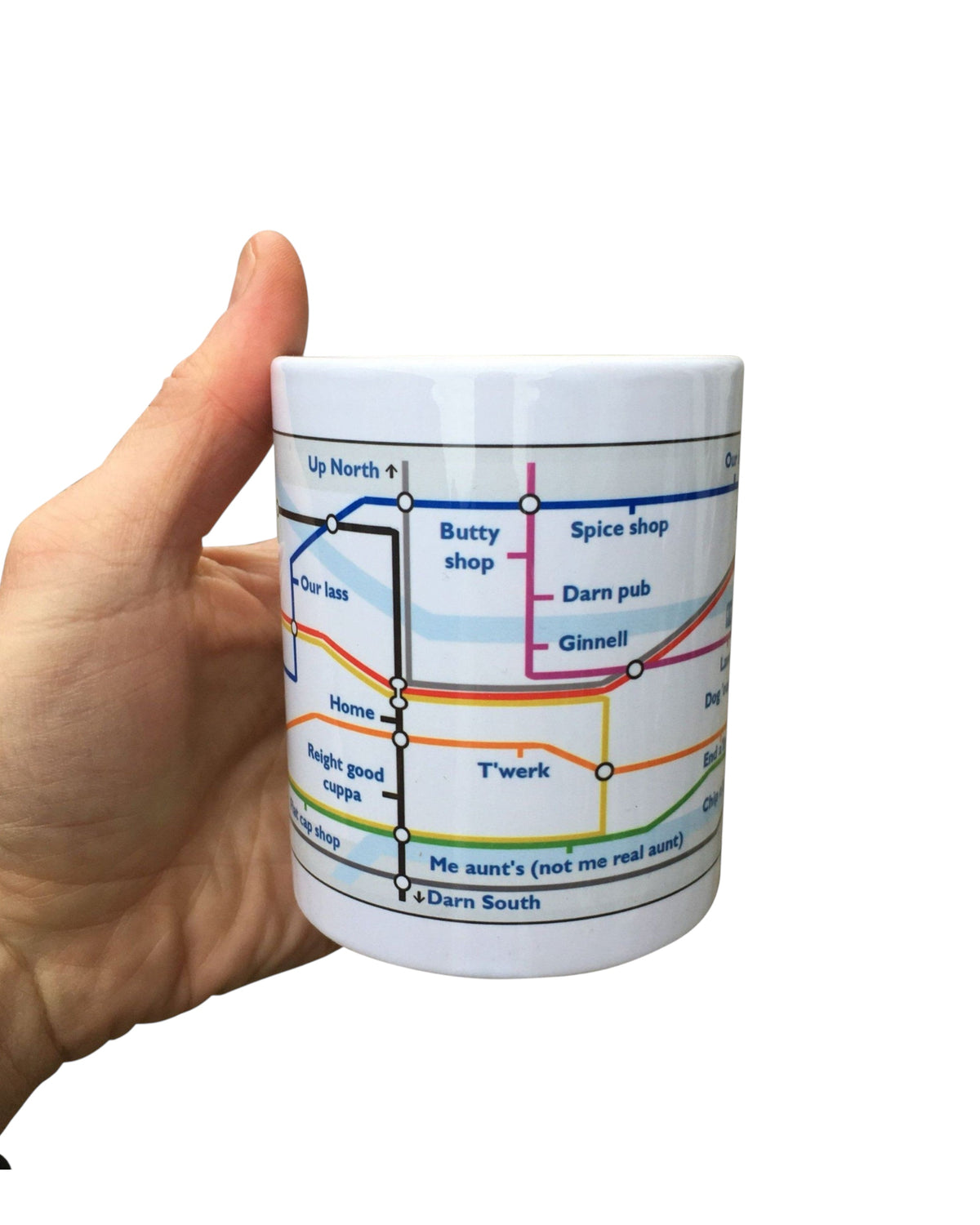 Yorkshire Tube Underground Mug – Mug only