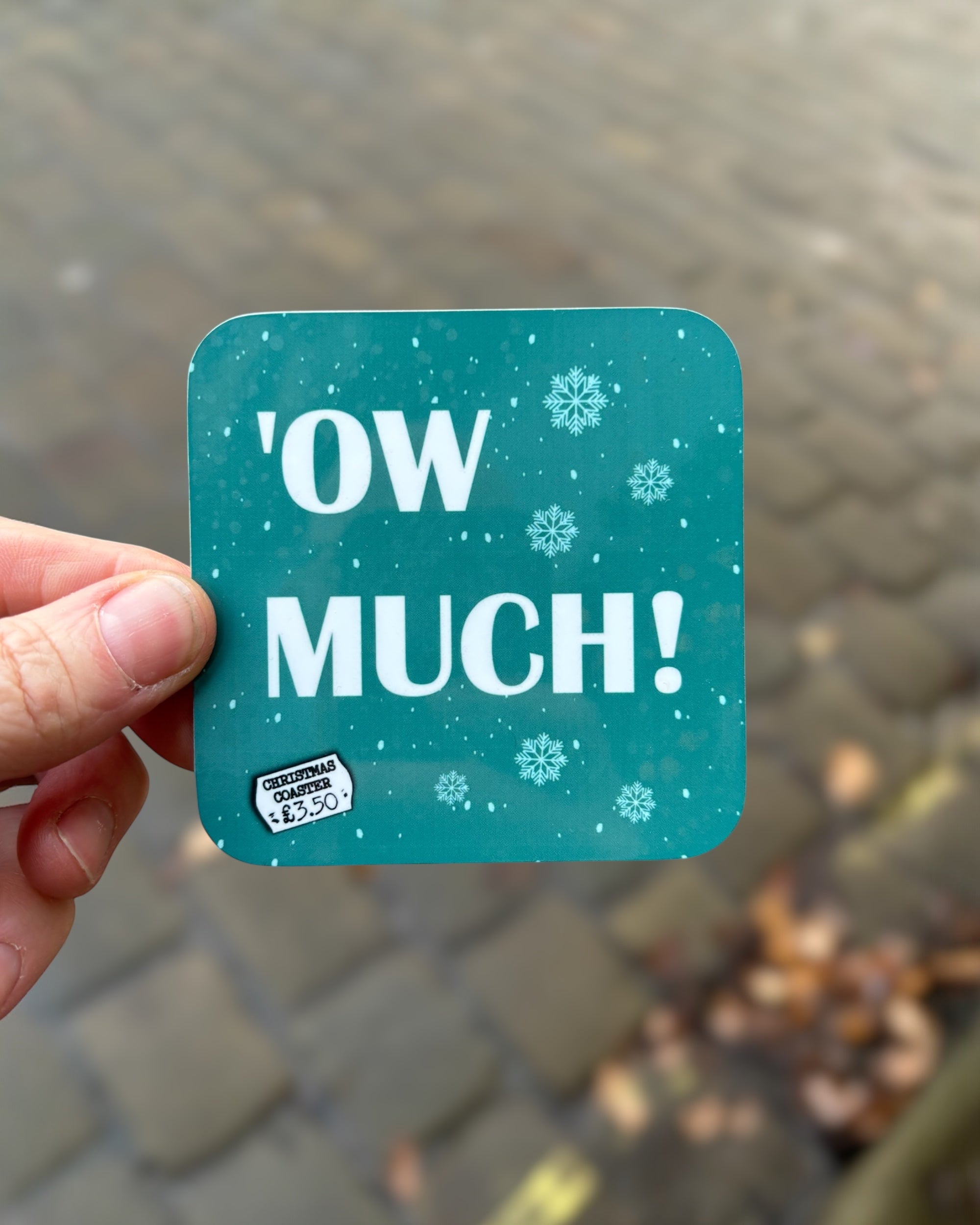 Yorkshire Ow Much Christmas Coaster