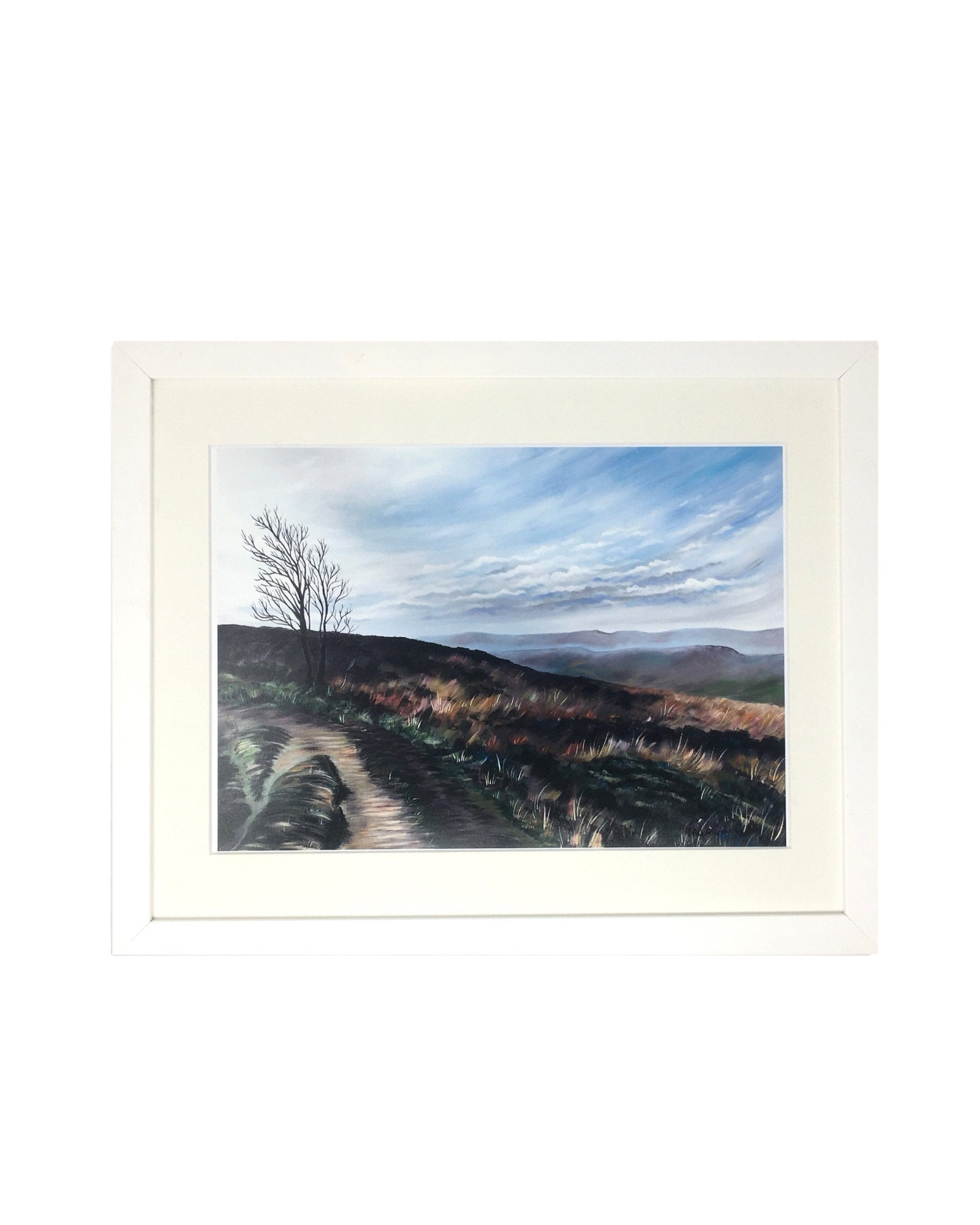 Yorkshire Penistone Hill in Haworth Framed print