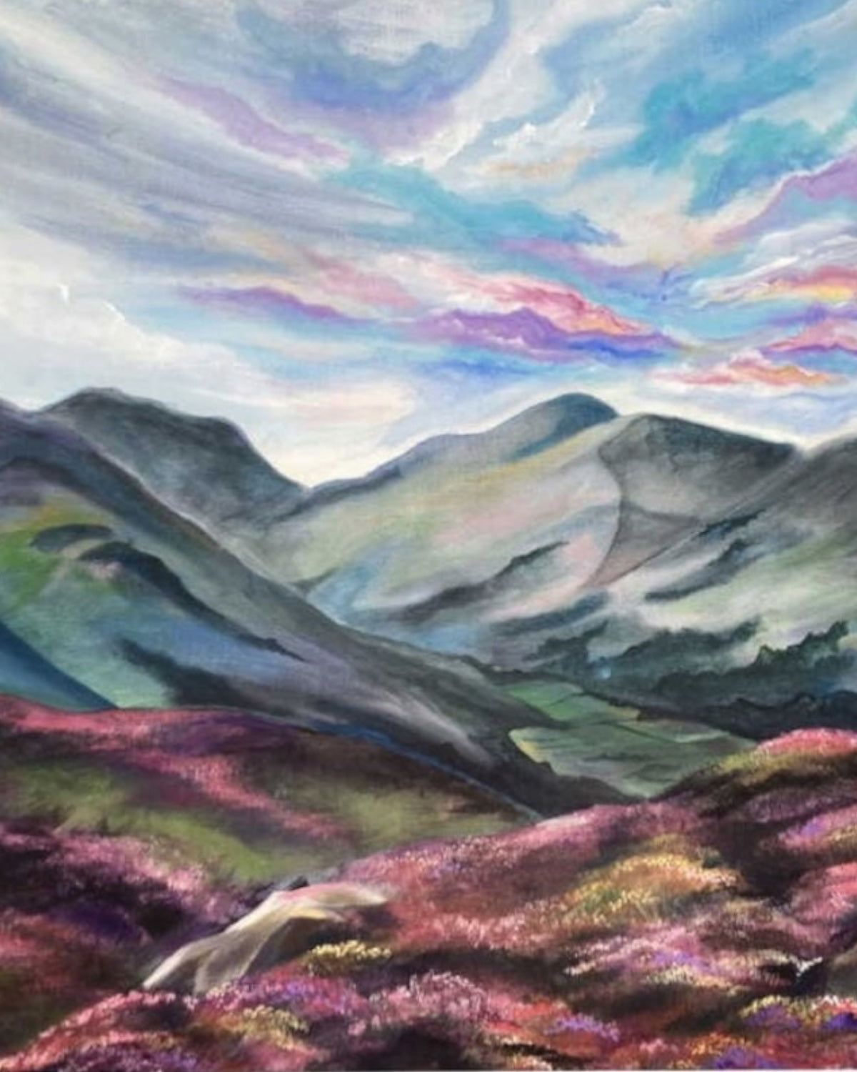 Lake District Hills Framed print