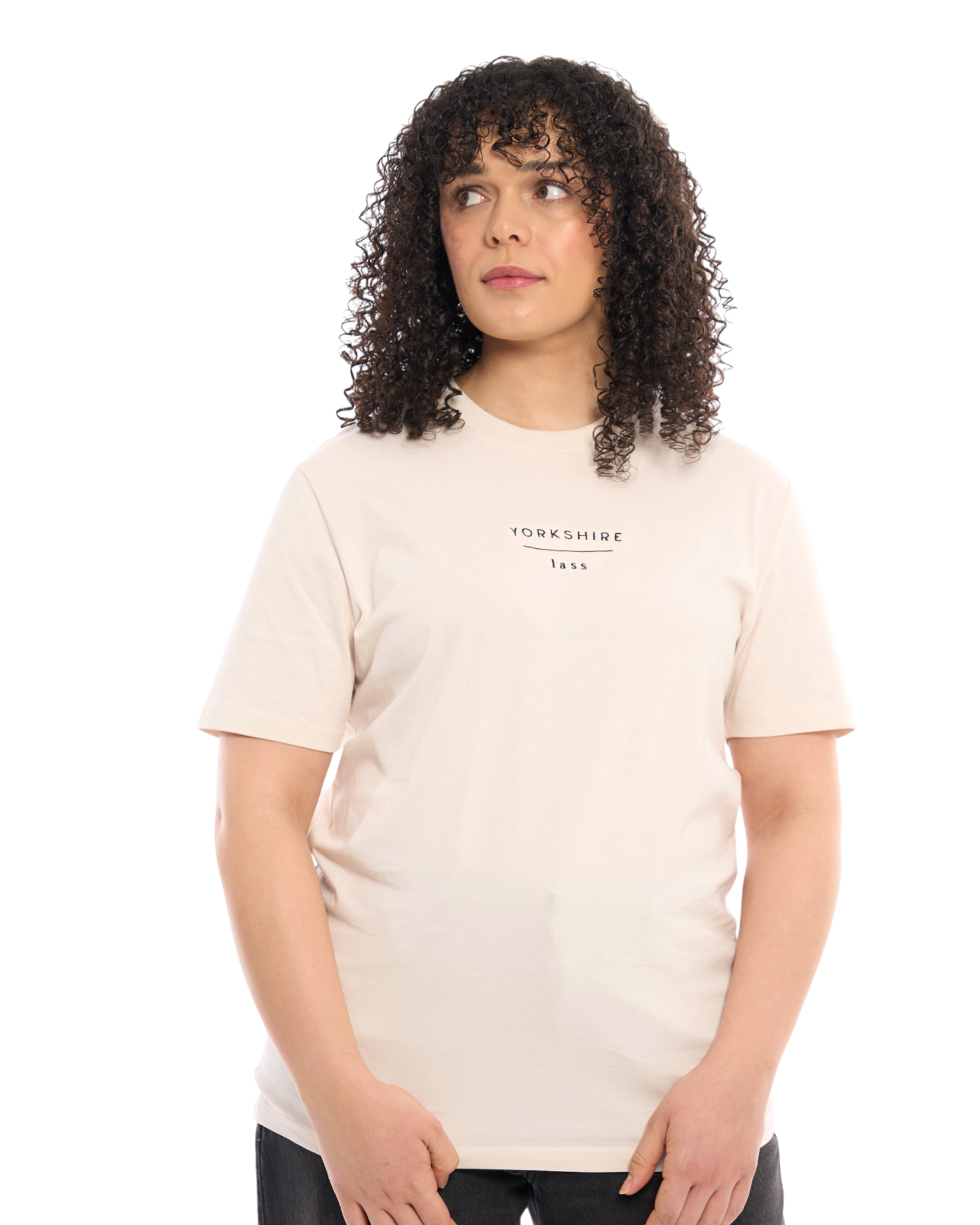 Yorkshire Lass Embroidered Organic Cotton T-Shirt