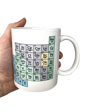 Lancashire Version Periodic Table Mug