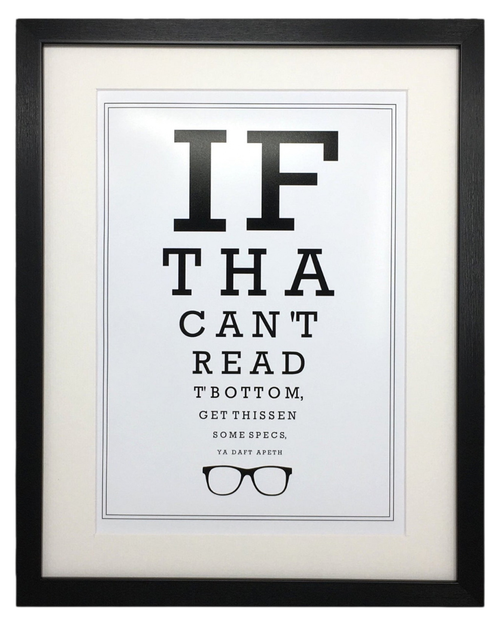 Yorkshire Optician Eyetest Print – Unframed Print