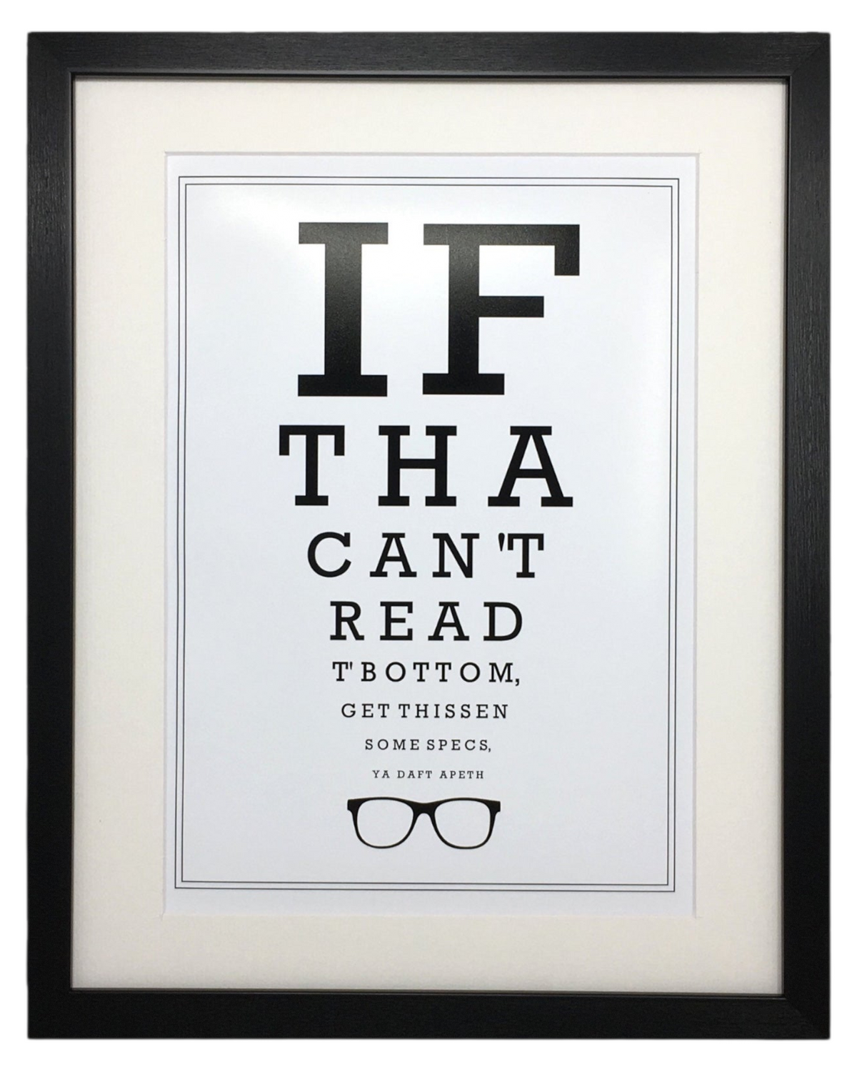 Yorkshire Optician Eyetest Print – Unframed Print