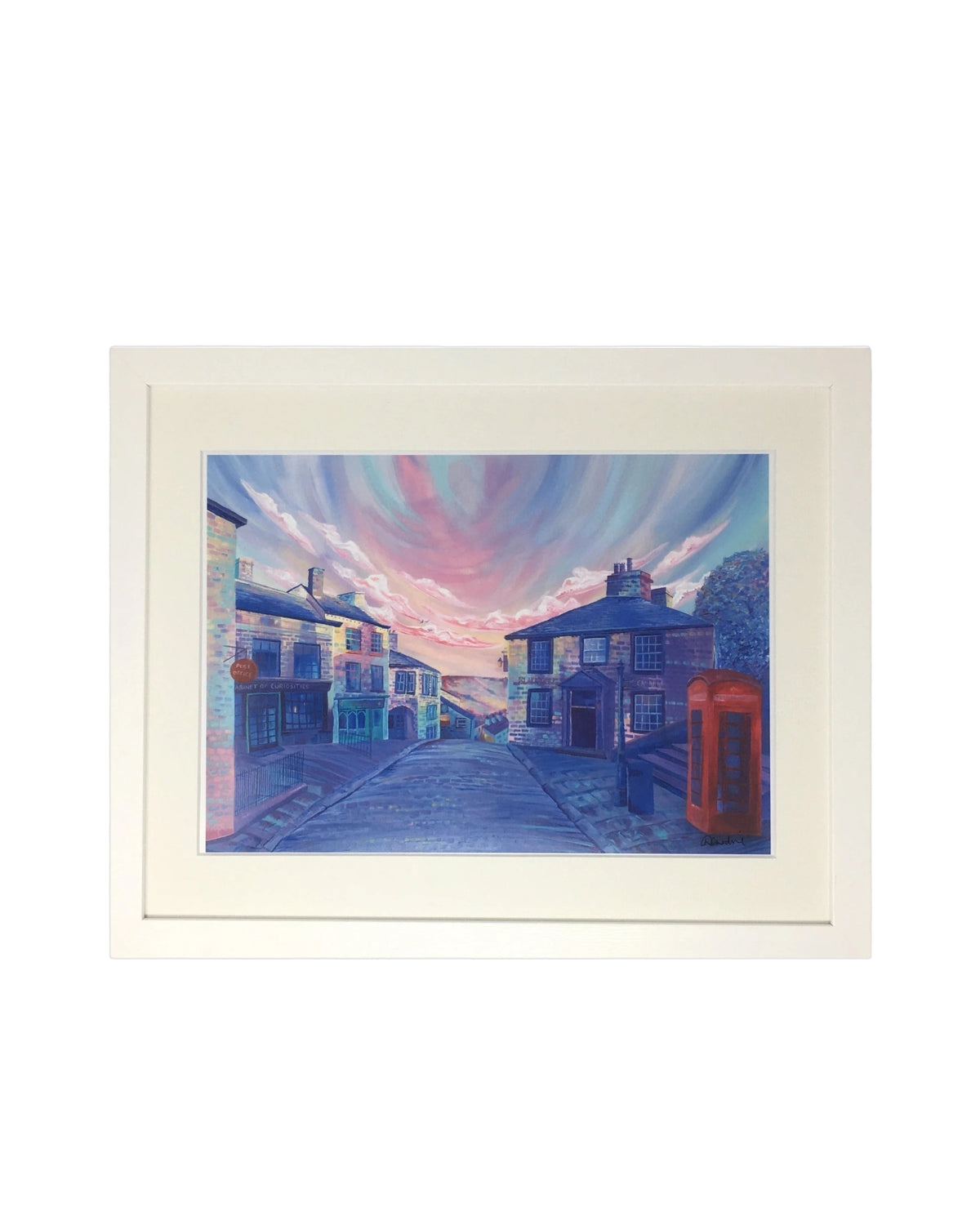 Haworth Brow Main Street Print Framed