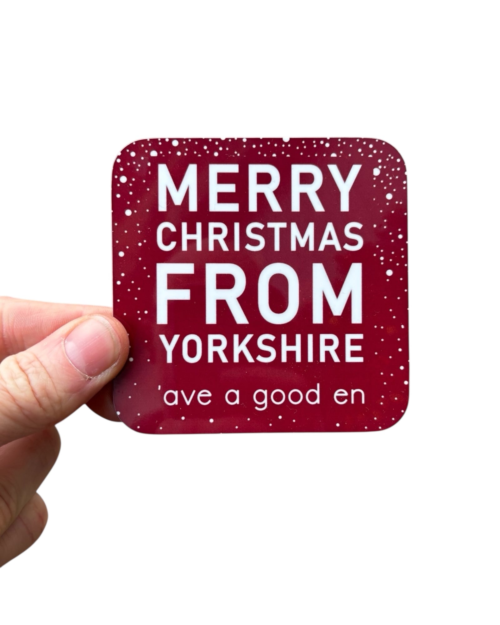 Yorkshire Christmas Coaster