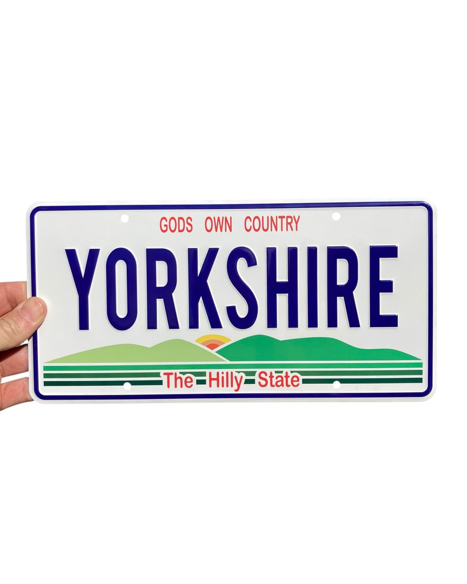 Yorkshire USA Licence Number Plate