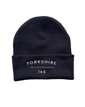 Yorkshire Lad Embroidered Beanie Hat - One Size - 3 Colours
