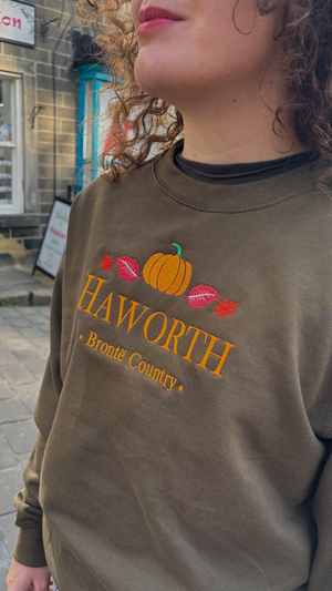 Haworth Yorkshire Autumn Embroidered Sweatshirt